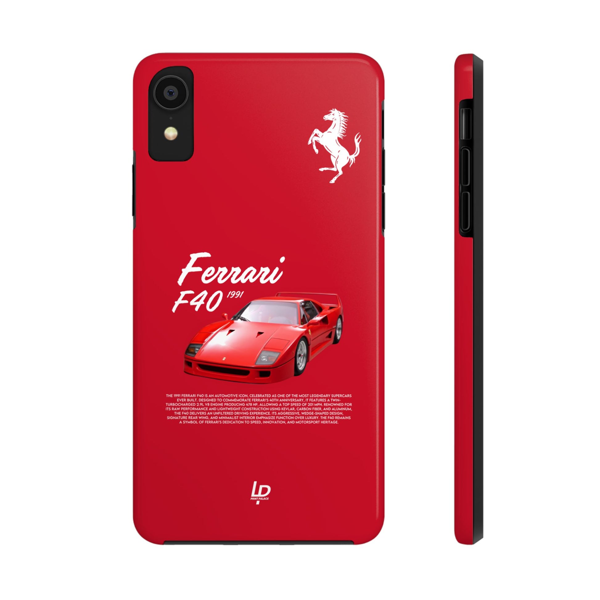 Ferrari F40 “Red" iPhone Case