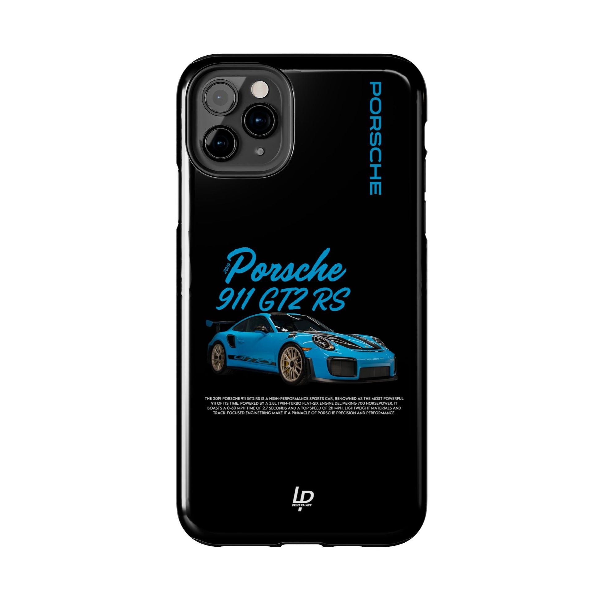 Porsche 911 GT2 RS "Black" iPhone Case