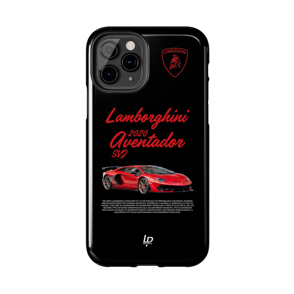 Lamborghini Aventador SVJ "Black" iPhone Case