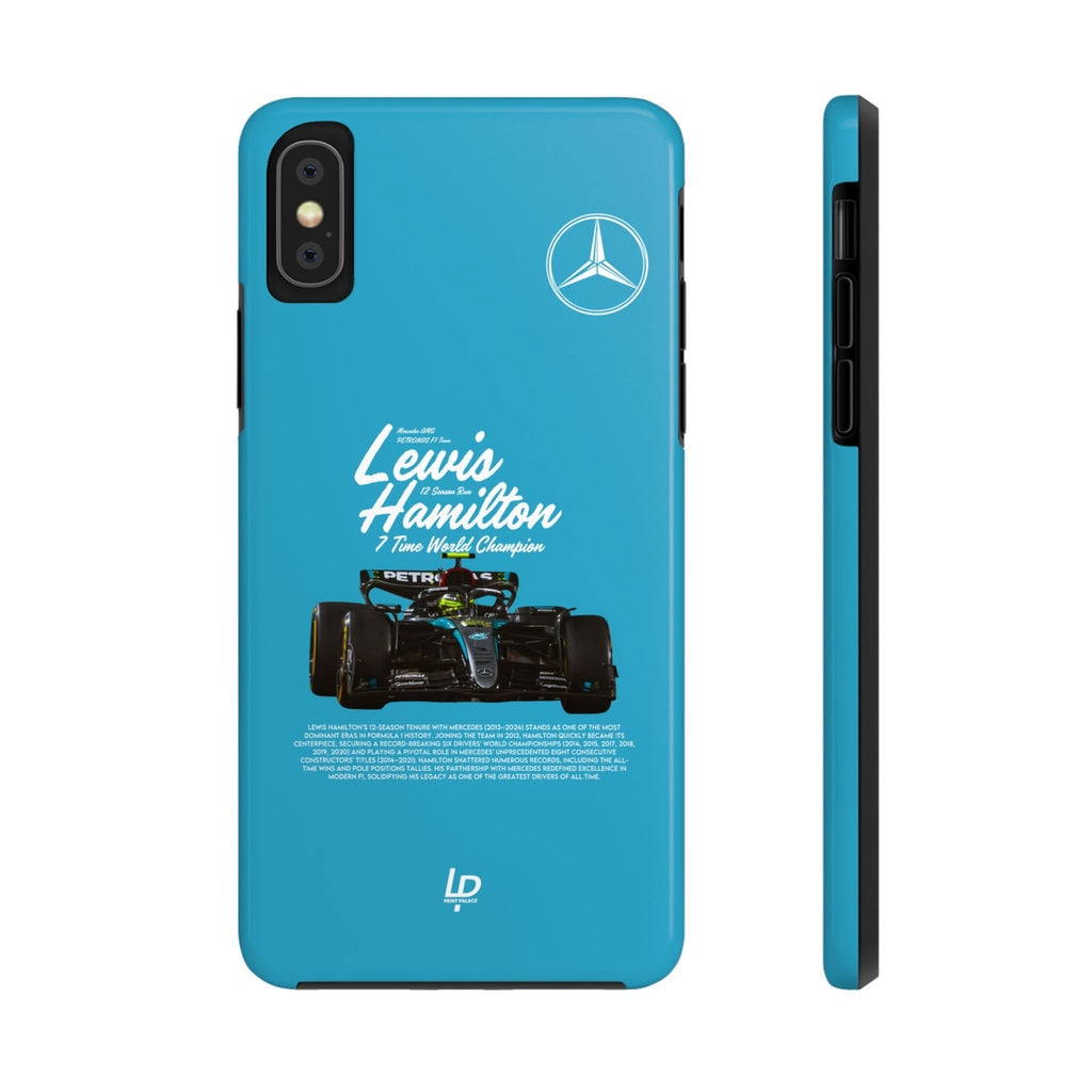 Lewis Hamilton Mercedes F1 “Turquoise" iPhone Case