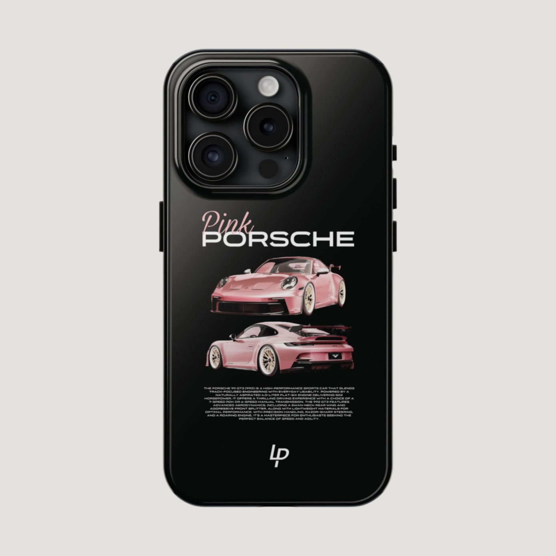 "Pink" Porsche 911 GT3 iPhone Case