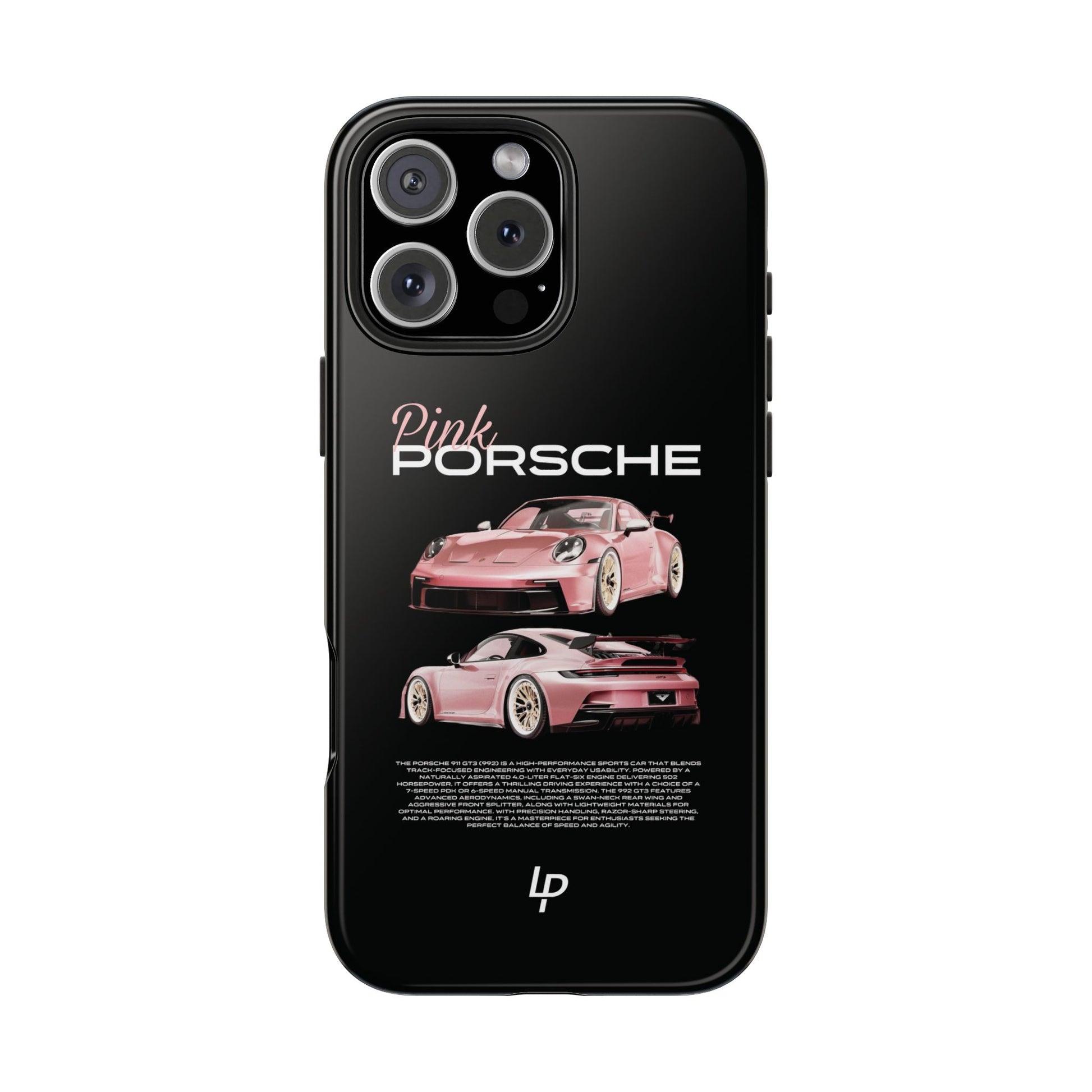 "Pink" Porsche 911 GT3 iPhone Case