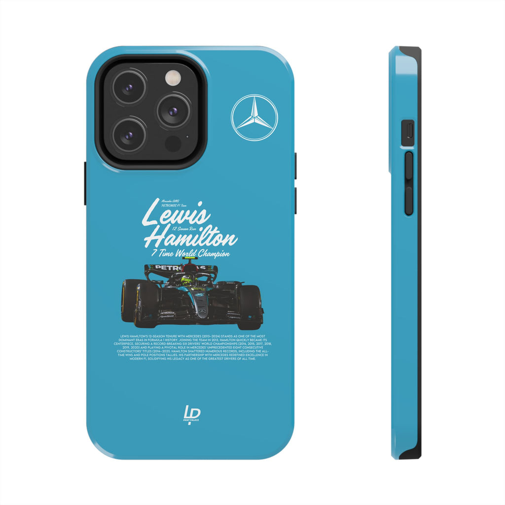Lewis Hamilton Mercedes F1 “Turquoise" iPhone Case