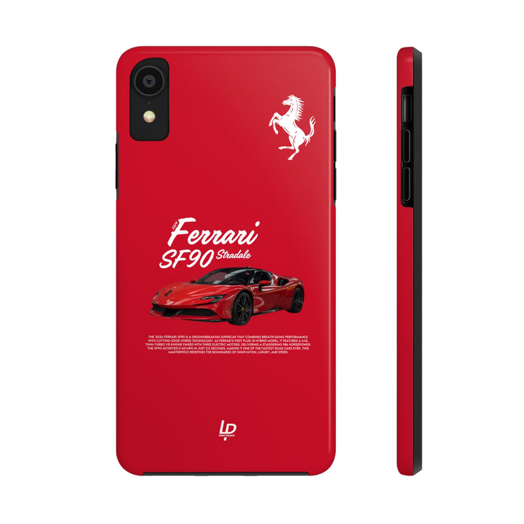 Ferrari SF90 Stradale “Red" iPhone Case