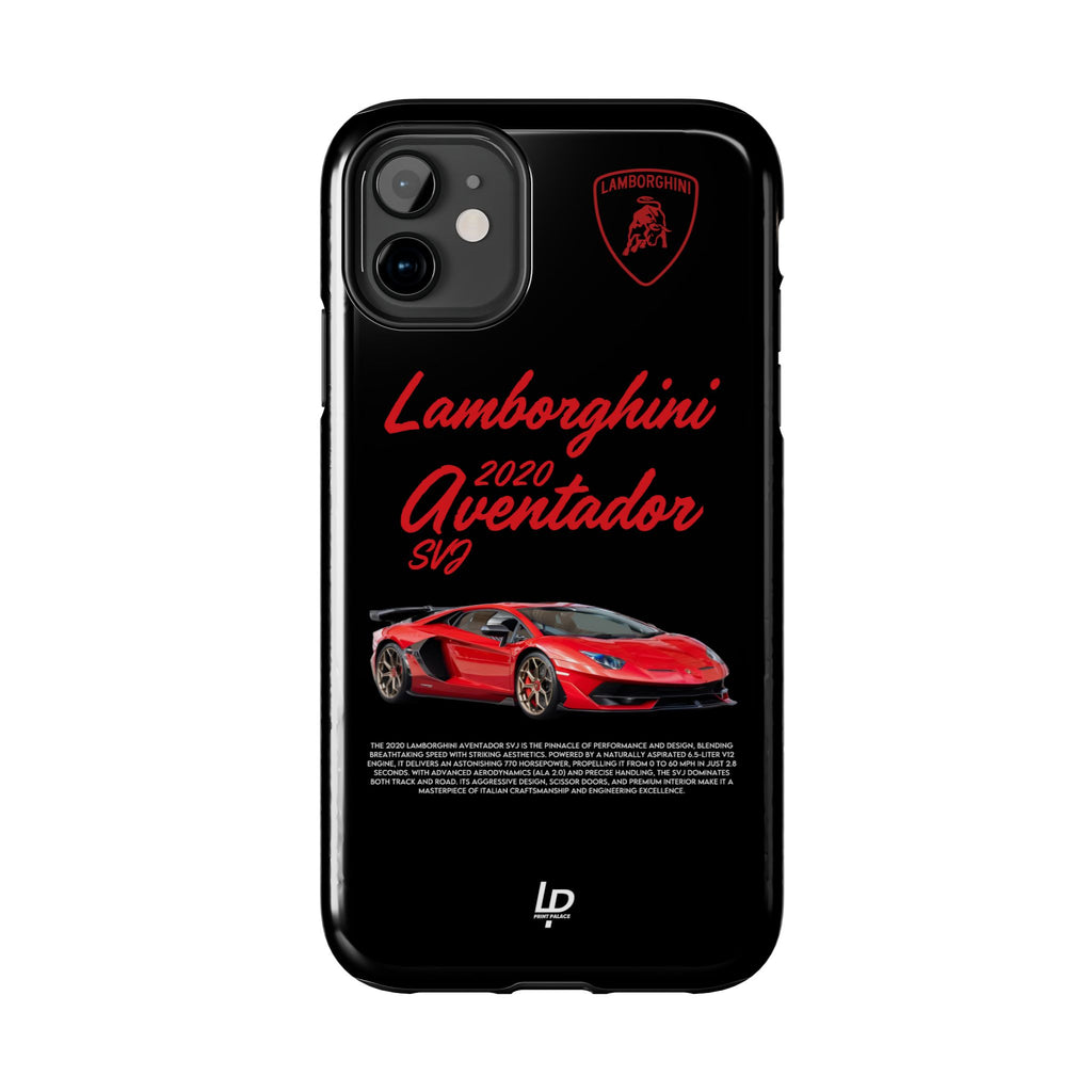 Lamborghini Aventador SVJ "Black" iPhone Case