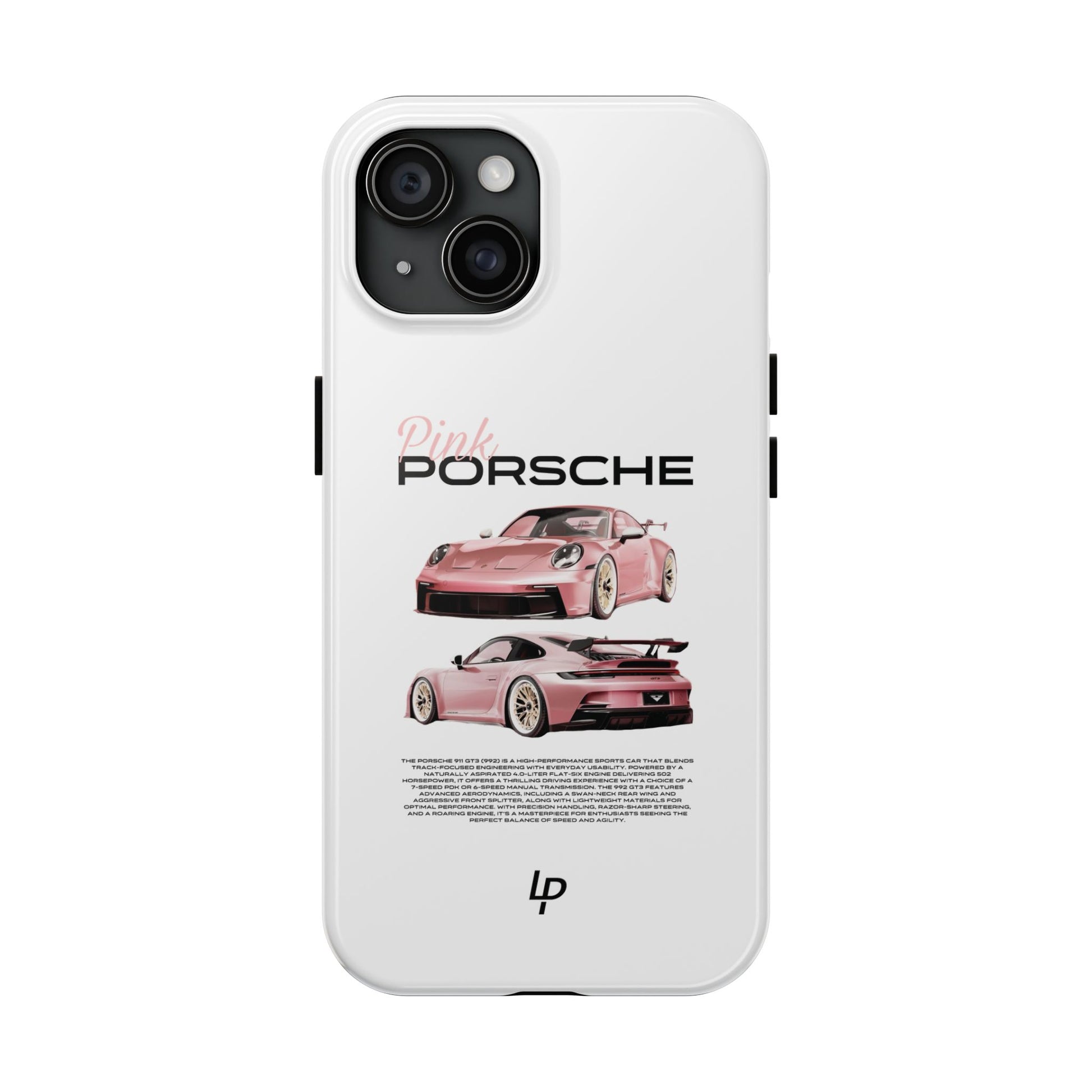 "Pink" Porsche 911 GT3 iPhone Case