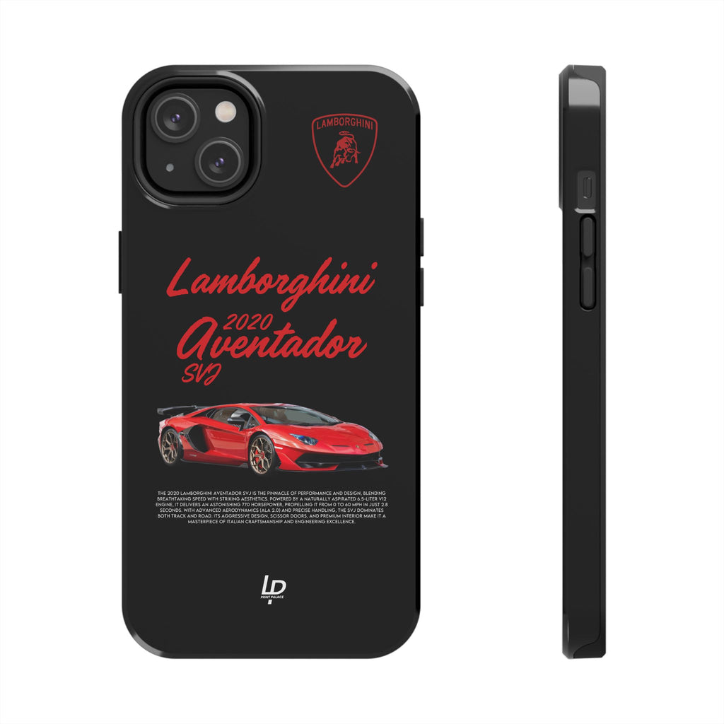 Lamborghini Aventador SVJ "Black" iPhone Case