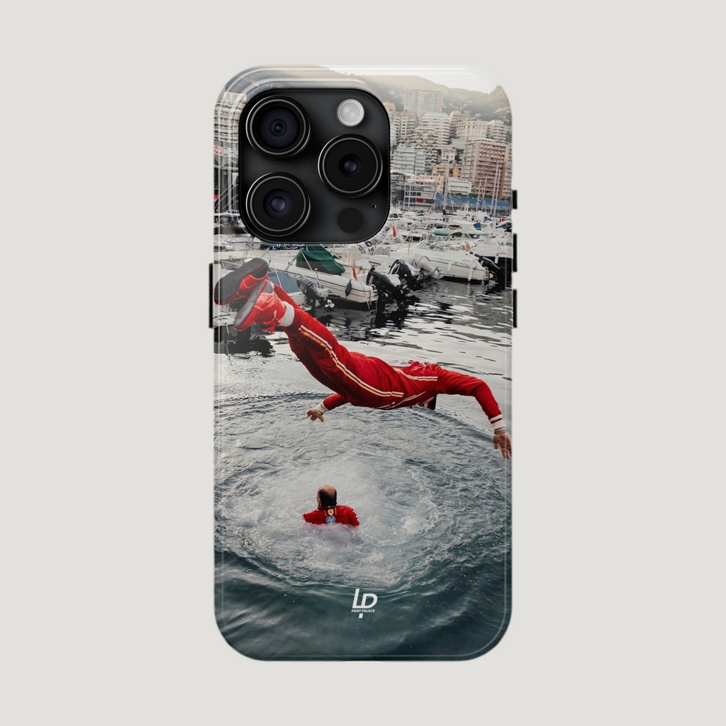 Charles Leclerc Monaco "Black" iPhone Case