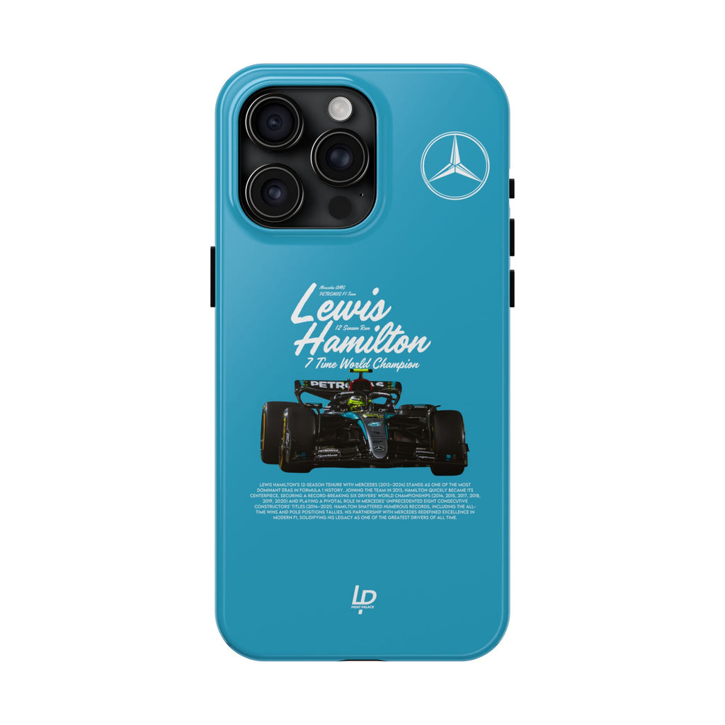 Lewis Hamilton Mercedes F1 “Turquoise" iPhone Case