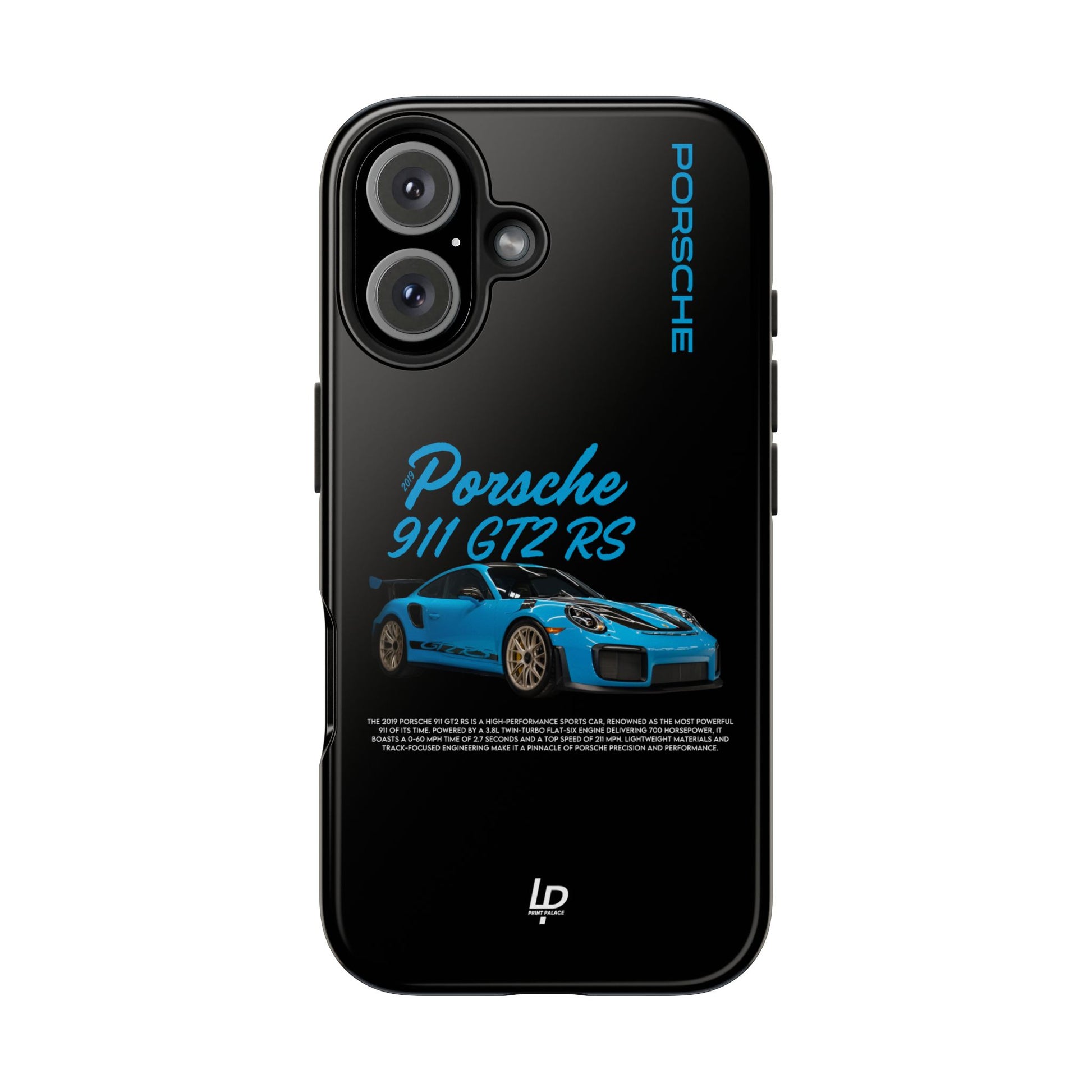 Porsche 911 GT2 RS "Black" iPhone Case