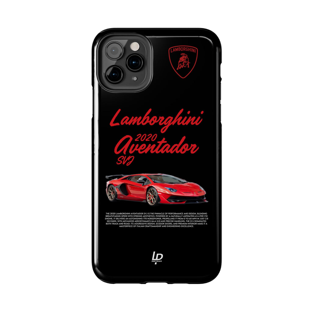 Lamborghini Aventador SVJ "Black" iPhone Case