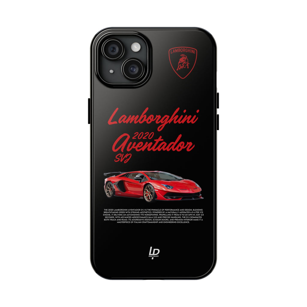Lamborghini Aventador SVJ "Black" iPhone Case