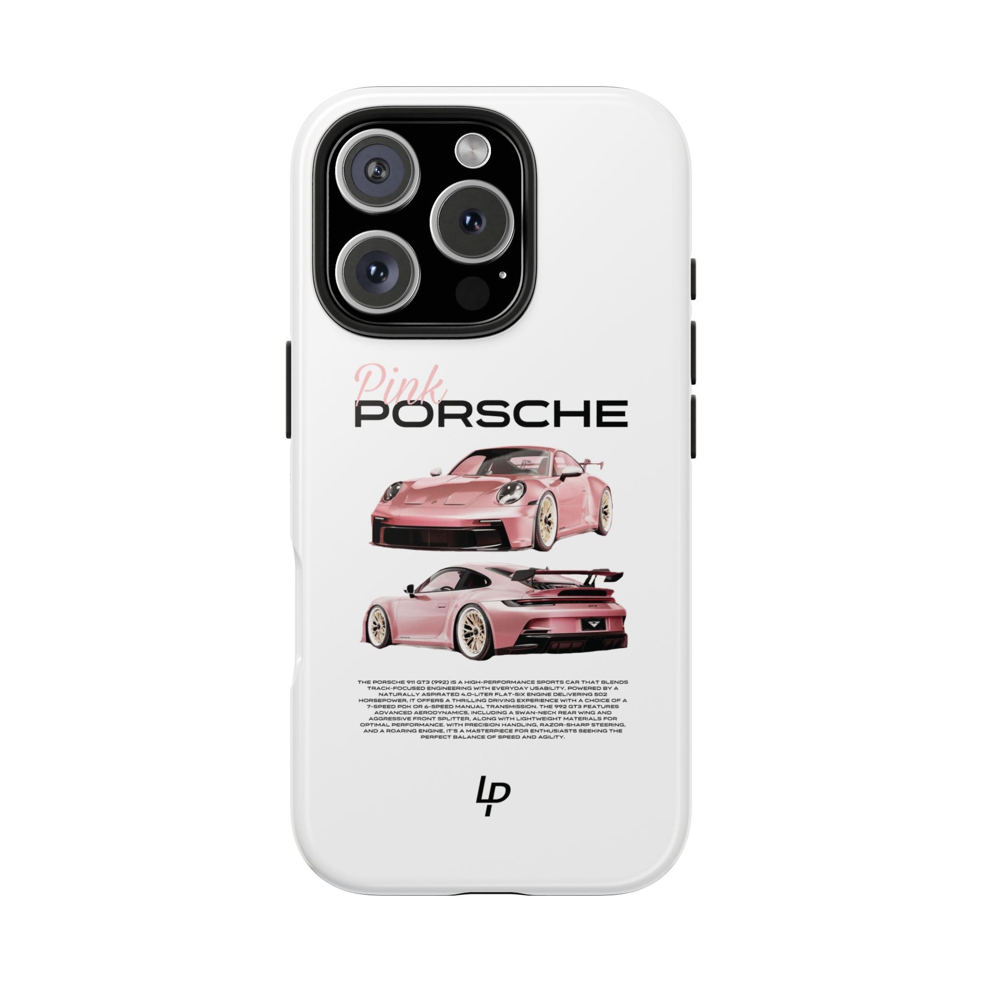 "Pink" Porsche 911 GT3 iPhone Case