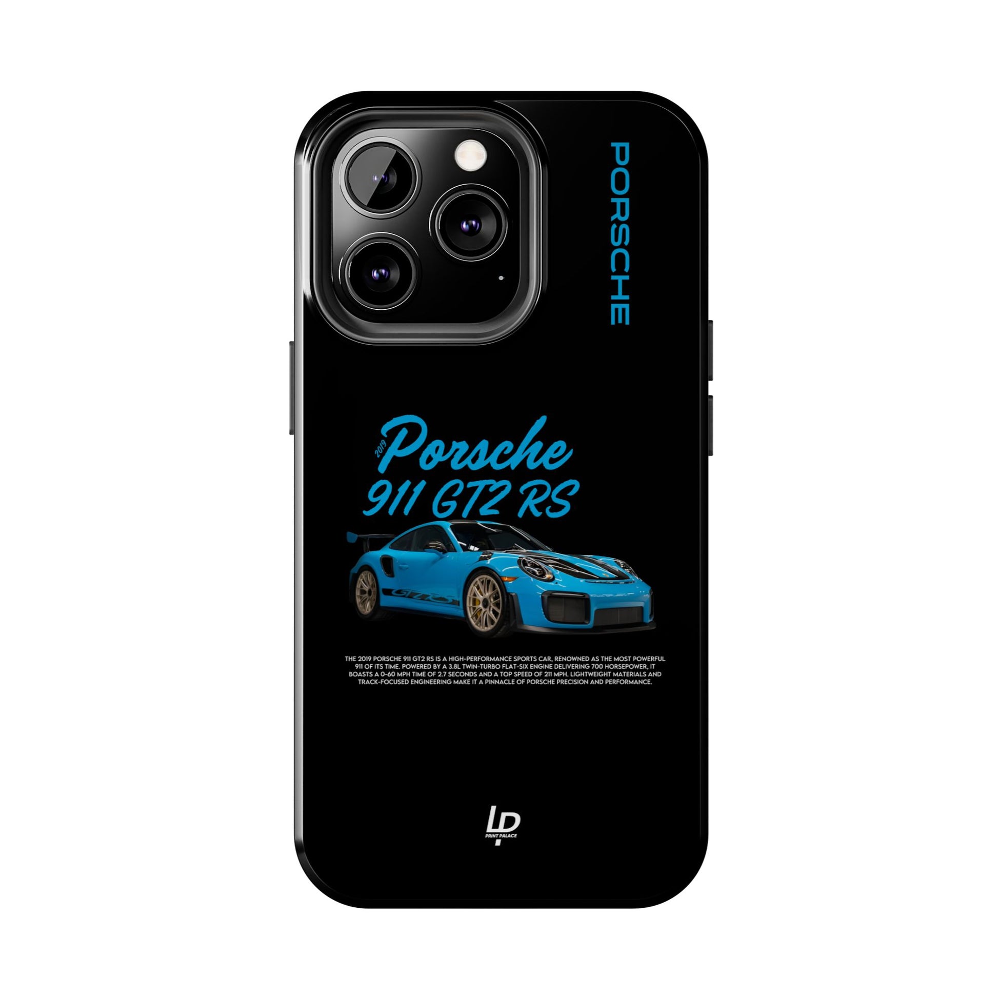 Porsche 911 GT2 RS "Black" iPhone Case