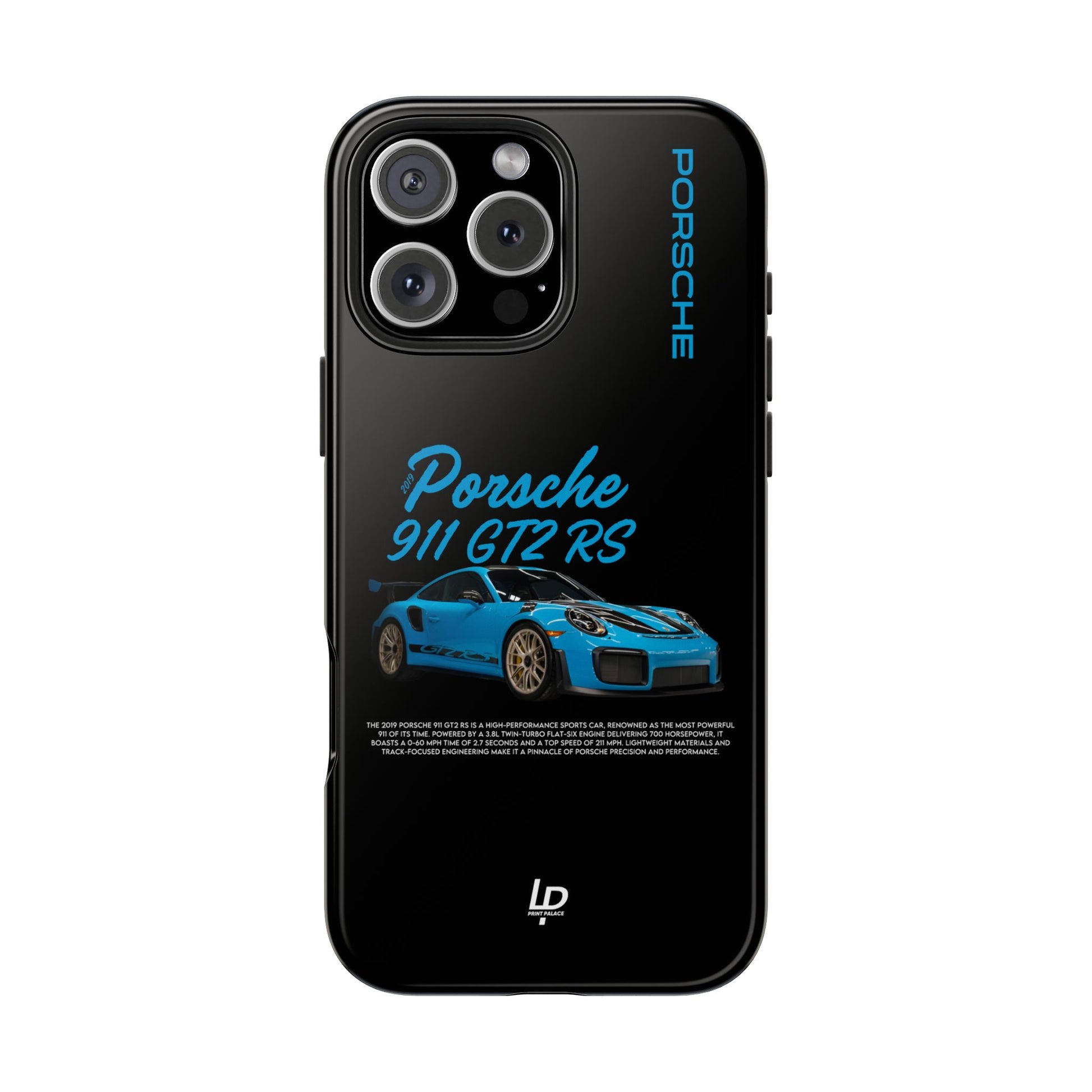 Porsche 911 GT2 RS "Black" iPhone Case