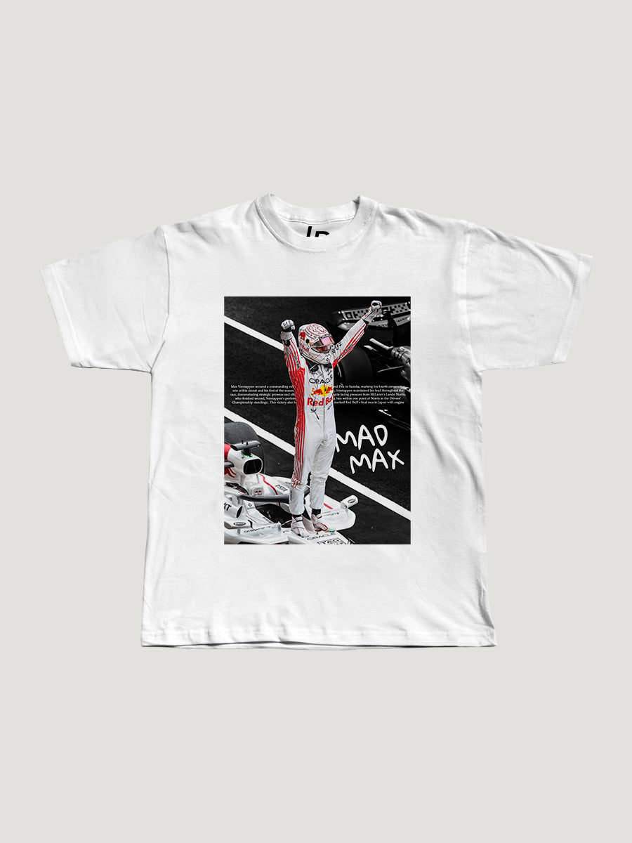 Max Verstappen "Mad Max" F1 Tee (Front Print)