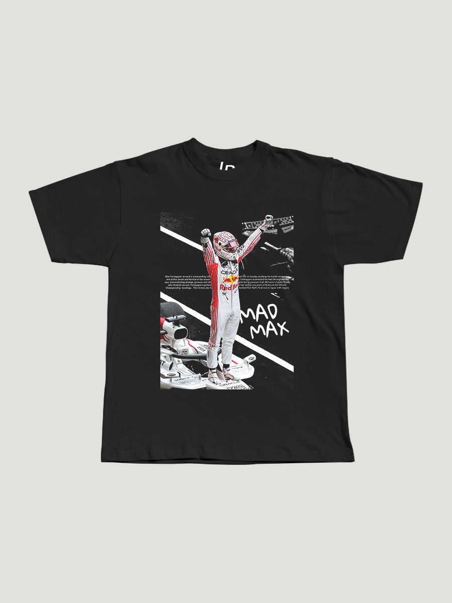 Max Verstappen "Mad Max" F1 Tee (Front Print)